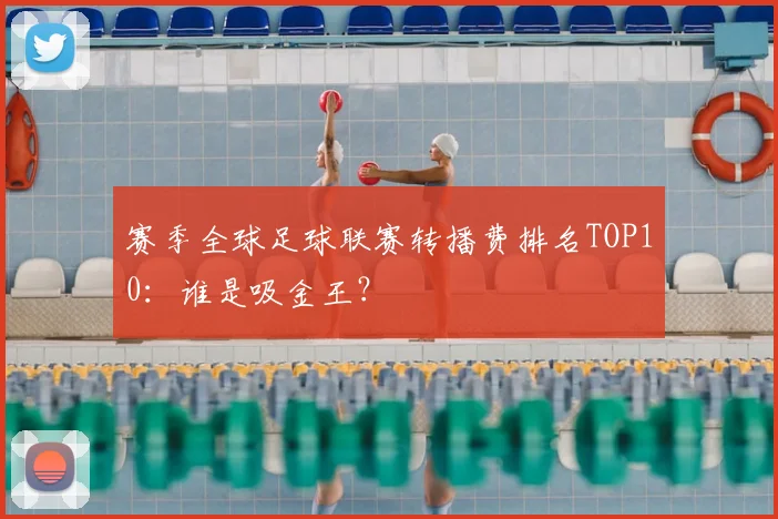 赛季全球足球联赛转播费排名TOP10：谁是吸金王？